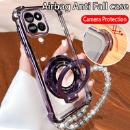 Bling Glitter Lanyard Plating Anti-Fall Plating Casing For Vivo 39 5G Y 39 Y29 Y29S Y19S Y29 S Vivo