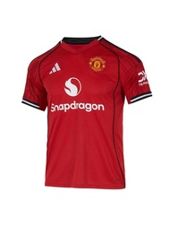 เสื้อยืดแขนสั้น MUFC H JS, น้ำหนักเบาและนุ่มสบาย เสื้อฟิตเนสผู้ชาย JI7428