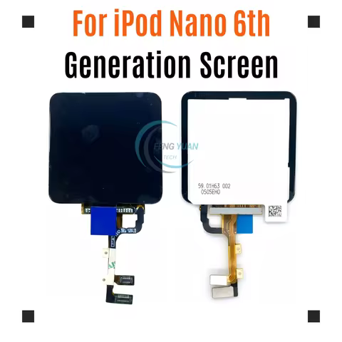 For iPod Nano 6th Generation LCD Screen Display Touch Digitizer Replacement AMOLED Full Assembly