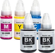 GI-490 GI-590 Ink Compatible with Pixma G1400 G1410 G2400 G2410 G3400 G4400 G4411 G3501 G2501 G1501 
