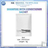 【SK】100 pcs Hotel Shampoo w/ Conditioner Sachet 8ml