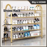 Big 4 Home Shoes Rack Indoor Outdoor Rack Flower Pot Rack Shoes Shelf Rak Kasut Rak Besi