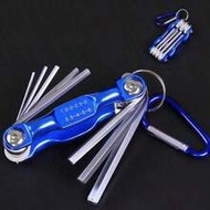 Folding Hex Wrench Metal Metric Allen Wrench Set Hexagonal Screwdriver Hex Key Wrenches Allen Keys H