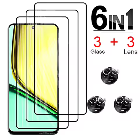 Tempered Glass for Realme C67 4G 5G Protective Screen Protector Realme C55 C51 C53 GT5 240W Neo 5 SE