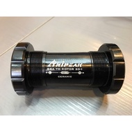 BB BSA 68mm Twistfit center shaft for 30mm Rotor, Ceramic Bearing, red / black