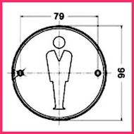 ◨ ✙ ☫ SISTEMA T1001 SIGNAGE S/S - HE, CP MALE CR SIGNAGE