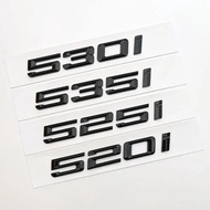 Car Styling Adhesive Emblem Rear Trunk Stickers Car Body Decal For BMW E60 E34 F10 G30 E39 520i 525i