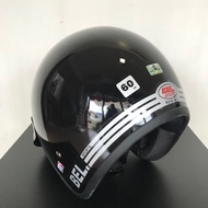 Motorcycle BS98 BEL SPORT Adult Helmet Motorcycle 3 Button Black Cap Mv Star Topi Keledar Dewasa