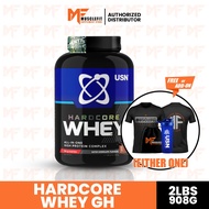 USN Hardcore Whey GH 908 g + Free Gift - Makanan Tambahan Protin