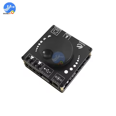 Bluetooth 5.0 20WX2 Stereo Power Digital Amplifier Board Module AMP Amplificador Home Theater 12V 24