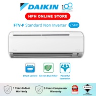 DAIKIN Standard Non Inverter Air Conditioner (1.0hp/1.5hp/2.0hp/2.5hp) FTV-P Aircond FTV28PB / FTV35PB / FTV50PB / FTV60