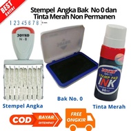 [N8] CASH ON DELIVERY 8-Digit Stamp Package N8 Stamp Tank and Non-Permanent Ink Number Stamp