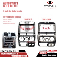 9 Inch Car Radio Fascia For ISUZU D-max/ MU-7/ Chevrolet Colorado Frame Android MP5 Player Stereo Pa