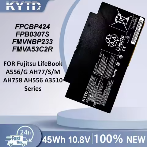 KYTD Laptop Battery for Fujitsu LifeBook A556/G AH77/S/M AH758 AH556 FPCBP424 FPB0307S FMVNBP233 FMV