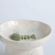 /骨頭魚/ 手捏陶瓷慢食碗