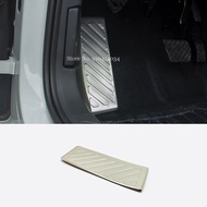aihei Lhd สำหรับ Vw Volkswagen Golf 8 Mk8 2020 2021 2022 อุปกรณ์จัดแต่งทรงผมสแตนเลสสีเงินรถด้านหลังถ