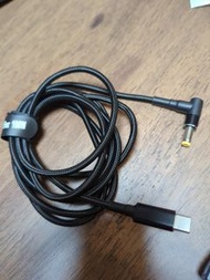 USB Type C 去 5525 100W PD適配 電源線