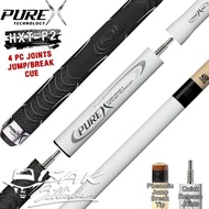 PUREX HXT-P2 JUMP BREAK CUE - 4 PC JOINT STICK BILLIARD PLAYERS PURE X - STORYSTORE9