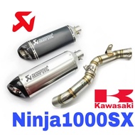 Akrapovic Exhaust Modenas Kawasaki Ninja1000SX Tabung Muffler Ekzos Ninja 1000SX 1000 SX Ninja1000 Q