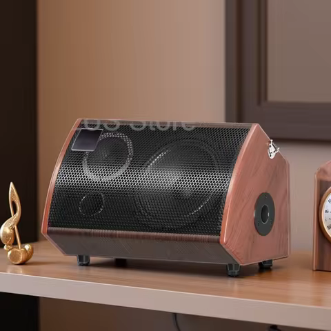 6.5 Inch Portable Guitar Amp Speaker 80W Peak With Bluetooth 5000mAh 3-8H Playtime Mic Guitar EQ For