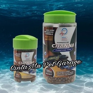AQUA GUARD Channa Fish food floating type 39g 100g makanan ikan Channa tomman bunga XHEE XHABA