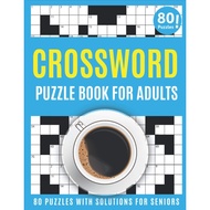 [sgstock] Crossword Puzzle Book For Adults: Amazing Large Print Mum's Crossword Brain Game Puzzles B