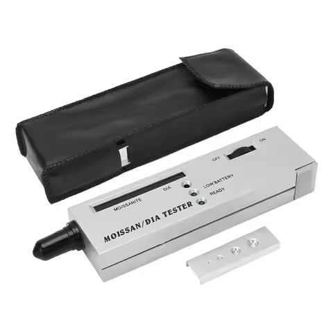 LCD Display Diamond Tester Moissanite Pen Hardness Detector Jeweler Testing Tool with LED Indicator