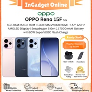 [PROMO] Oppo Reno 15F 5G | Snapdragon 6 Gen 1 | 7000mAh Battery |  80W SuperVOOC | Original set