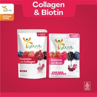 Youvit Collagen & Biotin Gummy 7 Days (7 Pcs) Vitamin Anti Aging & Rambut Gugur