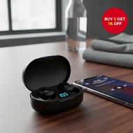 E6S TWS Bluetooth Earphones LED Display Waterproof ANC Wireless Earbuds with Microphone