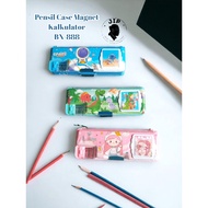 PENCIL CASE MAGNET CALCULATOR CUTE MAGNETIC PENCIL CALCULATOR CUTE AESTHETIC CALCULATOR TEPAK/ BN-88