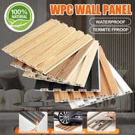 20PCS Waterproof WPC Fluted Wall Panel Solid Wood Panel Background Wall Decor Fluted PanelDecoration