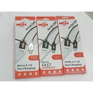 FAST CHARGING DATA CABLE 3.1A