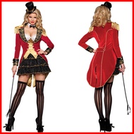 New Halloween Female Magician Costume Circus Tuxedo cos Cosplay Tame Halloween All Saints' Day Show 
