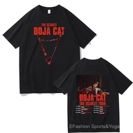 Unisex Rapper Doja Cat The Scarlet Tour Concert T-shirts Men Women Hip Hop Oversized Tshirt Unisex F