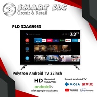 Polytron LED Smart Android TV 32inch 32AG9953 Bandar Lampung