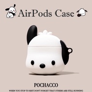 Super Cute Vertical Ear Pacha Dog Earphone Case Compatible with AirPods3 Suitable for Compatible with AirPods (3rd) Protective Case 2021 New Compatible with AirPods3 Earphone Protective Case 3rd Protective Case Compatible with AirPodsPro Protective Case C