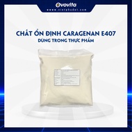 Chất ổn định Caragenan E407 OVOVITA giúp tăng độ xốp cho bánh và độ chắc đặc cho kẹo sử dụng trong c