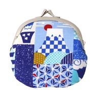 Made Mount Fuji Printed Mouth Gold Bag Wallet Japanese Style Miscellaneous Goods af355