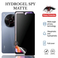 Anti-scratch jelly Hydrogel spy matte privacy screen protector Nubia V60 V60 Design
