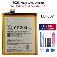 LP-6 New🌳QM 2023 Years 100% Original Battery BLP637 For OnePlus 5 5T One Plus 5 5T 3300mAh Genuine Phone Replacement Bat
