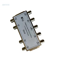 【3C】 Performances 8Way Zinc Alloy Satellite TV Signal Switcher With 20dB Isolation 3dB Insertion Los
