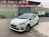 【廠牌】: TOYOTA   【車種】: Prius C -油電混合車