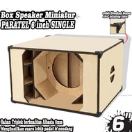 Miniature Parallel Speaker Box 6 Inch Single