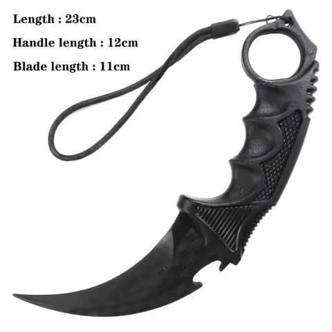 23cm Claw Knives Props Model Combat Practice Rubber Weapon Safety Unbladed Talon Knives Cosplay Swor