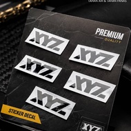 XYZ Racing Premium Decal Sticker | Waterproof & Heat Resistant Racing Motorcycle Stickers