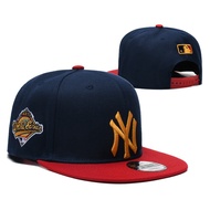 New York Yankees New Era Navy Blue and Red 9FIFTY A-Frame Baseball Cap, Adjustable Cap, Comfortable 