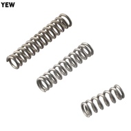 YEW 10Pcs Spring Steel Coil, 6mm OD 1mm Wire Size Telescopic Spring, Useful Stainless Steel Compress