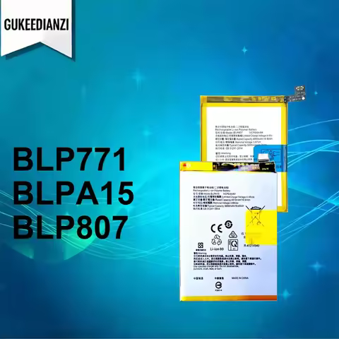 Mobile Phone Battery High-Capacity BLP771 BLP807 BLPA15 5000mAh For Oppo Realme 6I 7 11 30 Global Ve