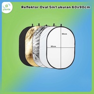 5 in 1 Oval Reflector 60 x 90cm